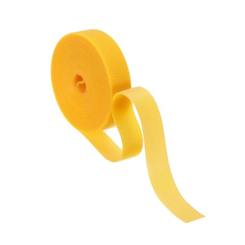 HARFINGTON Garden Plant Tape 16.4ft 25/32" Reusable Ties Strap Yellow - color: Yellow, size: 16.4ft x 25/32"