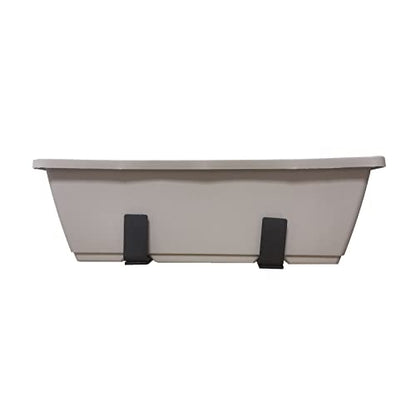 4-Pack Adjustable Planter Box Bracket,Flower Window Box Bracket,Planter Shelving with Adjustable Size The Width of The Bottom of The Planter Box