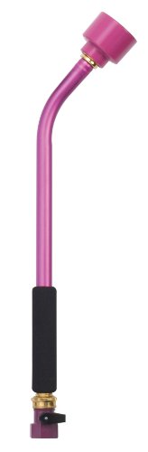 Dramm 12603 Sunrise Soft Rain Watering Spray Wand – 16” Long – Gentle Full-Flow Spray with Shut-Off Valve & 8” Foam Grip – Berry - color: Berry, size: 16 Inches