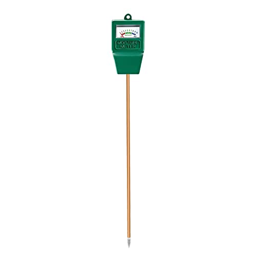 Soil Moisture Meter,Long Probe Plant Hygrometer Moisture Sensor Plant Water Monitor for Potted Plants,Garden,Farm, Lawn(No Battery Needed) - color: Green-Long Probe Version