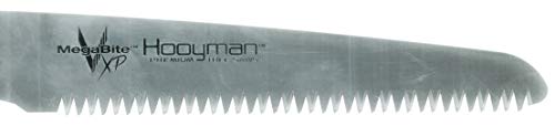 Hooyman Extendable Tree Saw with Compact Design, Detachable Handsaw and Telescoping Pole, No-Slip H-Grip, Impulse Hardened Teeth, and Wrist Lanyard for Tree Trimming, Hunting, Camping, and Outdoors - style: Megabite Extendable Saw Replacement Blade