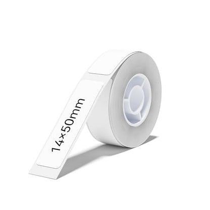 NIIMBOT Thermal Transfer Labels 0.55''x1.97'', Only for N1(B18) Label Maker - color: 0.55''×1.97''-white