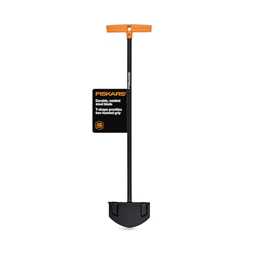 Fiskars 38" Manual Long-Handled Steel Edger, Garden & Lawn Tool - style: Edger
