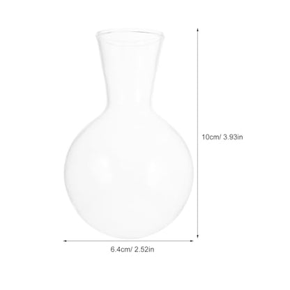 VOSAREA 3pcs Plant Propagation Station Vase Glass Plant Terrarium Hydroponic Vase Air Planter Bulb Succulent Pot Micro Landscape Vessel Desktop Decoration