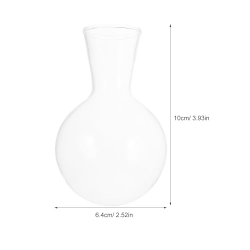 VOSAREA 3pcs Plant Propagation Station Vase Glass Plant Terrarium Hydroponic Vase Air Planter Bulb Succulent Pot Micro Landscape Vessel Desktop Decoration