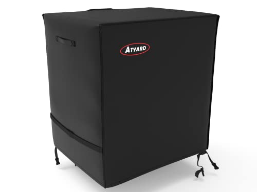 ATYARD 30-inch Outdoor Cover for Keter Unity (Small) Portable Table - UV Resistant, Breathable, All Weather (30" L x 24" W x 32" H)Black - color: Black, size: 30" L x 24" W x 32" H