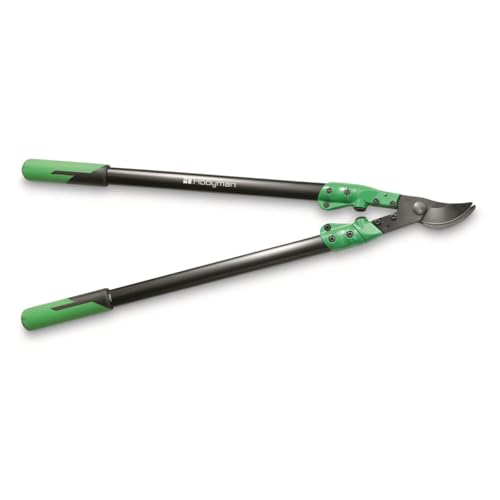 Hooyman Forged Loppers and Ratchet Pruner with Heavy Duty Steel Construction, Ergonomic No-Slip H-Grip Handles, and Blade Lock for Gardening, Land Management, Yard Work, Trimming, Pruning, and Outdoor - style: Forged Loppers