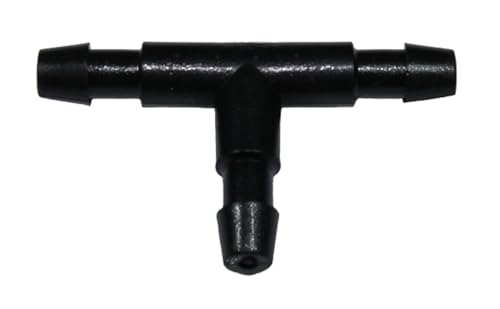 1/8" Micro Tubing Tee – Branch Connector for Drip Irrigation Systems | 1/8" Barbed Tee (50)