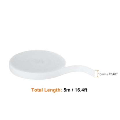 HARFINGTON Garden Plant Tape 16.4ft 25/64" Reusable Ties Strap White - color: White, size: 16.4ft x 25/64"
