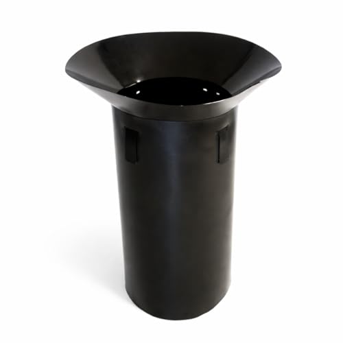 Heavy Duty HDPE Leaf Bag Funnel for 30 Gallon Yard Waste Bags – Reusable Lawn & Garden Bag Holder Insert – Rigid Leaf Collector Chute for Easy Yard Cleanup & Leaf Disposal