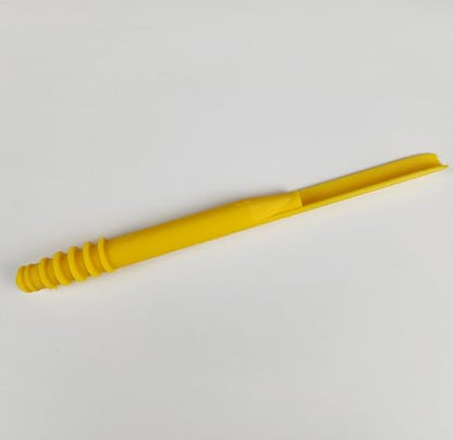 IMPERFECT DIBBY XL Garden Tool - Dibber, Dibbler, Seed Sowing Tool, Transplant Seedlings, Graduated Depth Markings (Patent Pending) Yellow - color: Yellow