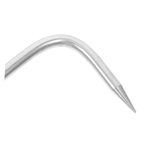 VANZACK Stainless Steel Crack Weeder Crevice Weeding Tool with Ergonomic Handle for Garden Lawn Patio Yard Soil Loosening and Root Pulling Small Manual Garden Weeder