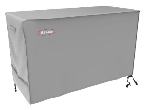 ATYARD 55-inch Outdoor Cover for Keter Unity XL Portable Table - UV Resistant, Breathable, All Weather (55" L x 24" W x 32" H) Gray - color: Gray, size: 55" L x 24" W x 32" H