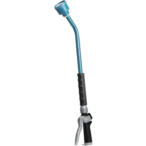 RESTMO 24 Inches Long Watering Wand for Garden Hose, Full Shower Spray Wand - color: Blue
