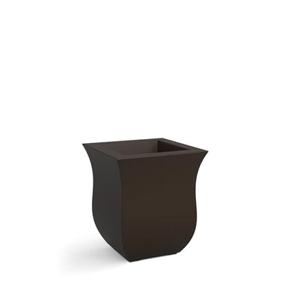 Mayne 5873-ES Polyethylene Planter, Espresso 16x16 - color: Espresso