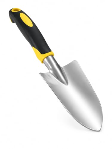 Garden Hand Trowel, Heavy Duty Stainless Steel Shovel for Planting (Wide Trowel) - color: Wide Trowel