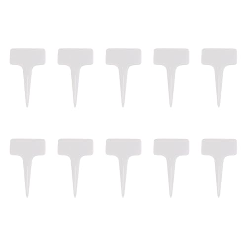 10PCS Plastic Waterproof Plastic Plant T-Type Tags Nursery Garden Garden Plant Labels - Ideal Gardening Gifts for Women & Men, 2.36x3.93inch