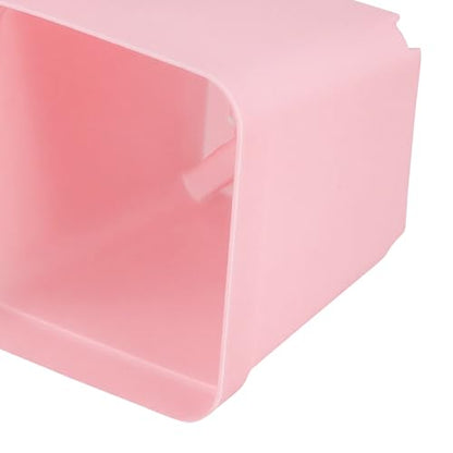 150 PCS 2.8 Inch Square Nursery Plant Pots, Plastic Plant Seedling Pots with Drainage Holes, Pink Plant Seedling Pots for Starting Seedlings or Garden Plant