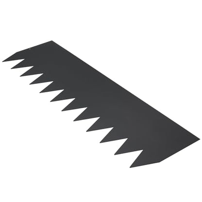 VEVOR Steel Landscape Edging, 4-Pack Steel Garden Edging Borders, 40" L x 12" H Strips, Hammer-in Edging Border with 6 Clips, Bendable Metal Landscape Edging for Yard, Garden, Lawn - size: 40" L x 12" H,4 Pack, style: Modern