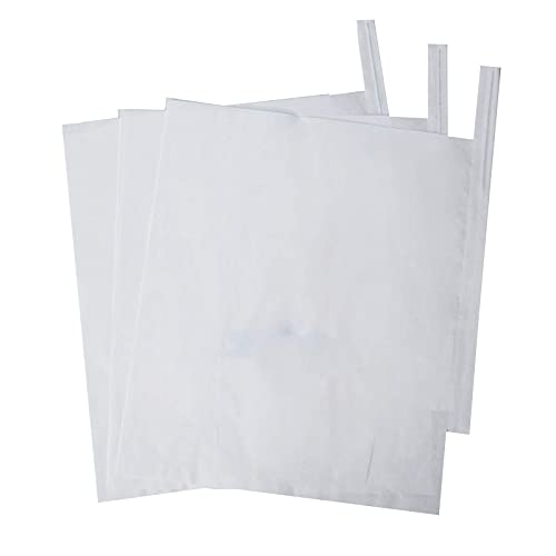 Fruit Protection Paper Bags 100pcs White Protection Cover Bags 7.8X11inch, Fruit Bags for Fruit Trees, Orchard, Trees, Frost, Plants (20 x 28 in) - size: 20x28 cm