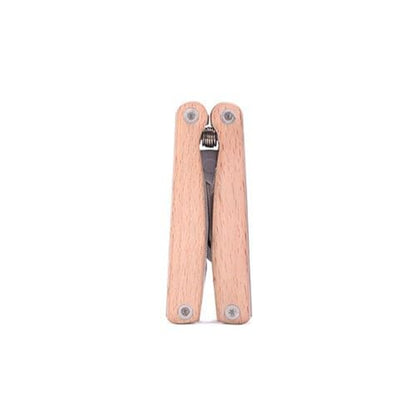 Kikkerland Beechwood Pocket Garden Plant Pruner Multi Tool, Beige - style: Pruner