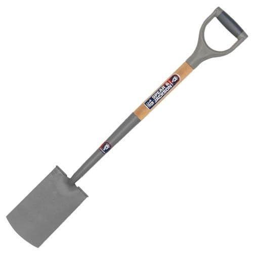 Spear & Jackson 1184NB Neverbend Carbon Steel Treaded Border Spade - style: Border Spade