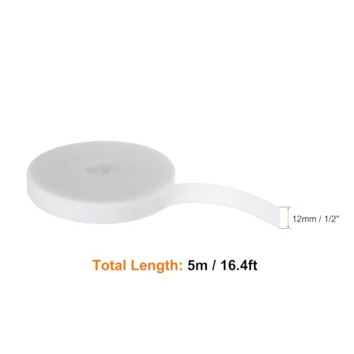 HARFINGTON Garden Plant Tape 16.4ft 1/2" Reusable Ties Strap White - color: White, size: 16.4ft x 1/2"