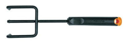 Fiskars Ergo Cultivator, Length 30.5cm, Rust-Resistant Steel Head/Plastic Handle, Black/Orange, 1027019 - style: Cultivator