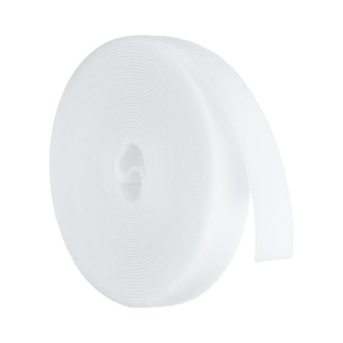 HARFINGTON Garden Plant Tape 16.4ft 19/32" Reusable Ties Strap White - color: White, size: 16.4ft x 19/32"