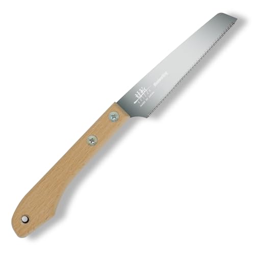 SUIZAN Small Hand Saw 5" Blade for Versatile Wood - Japanese Pull saws - style: Hand Saw for Woodworking