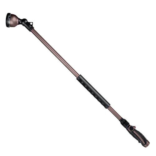 RESTMO 36” Watering Wand for Garden Hose, Heavy Duty Hose Sprayer Nozzle - color: Oil Rubbed Bronze
