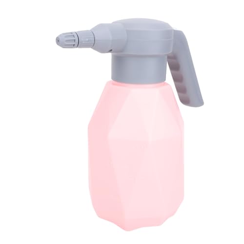 Aoresac 0.5 Gallon Electric Spray Pot 2L Spraying Bottle Automatic Watering Can with Adjustable Spout Rechargeable Battery Powered for Indoor Outdoor Garden (2L Electric Watering Can Pink +