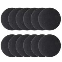 6.7inch Charcoal Filters Ideal for Kitchen Compost Bin Pail Replacement Filter Countertop Home Bucket Refill Sets, Round, 12Pcs