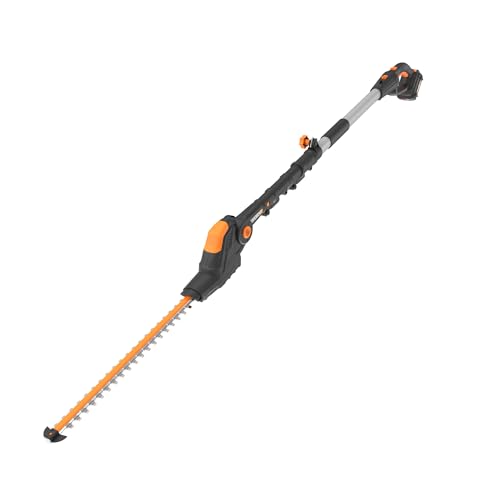 WORX Cordless Pole Hedge Trimmer, 20V 20" Bush Trimmer, WG252.9 - style: 20" 20V Hedge Trimmer/Tool Only