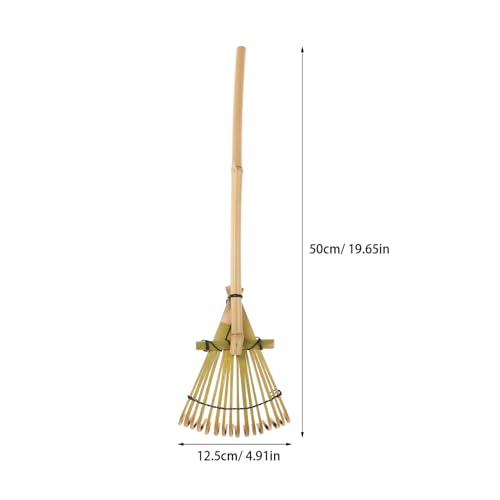 Yardwe Lightweight Hand Rake for Sand Leveling Sandboxes Parks and Courtyards Japanese Design Small Garden Tool for Leaf Gathering and Outdoor Use