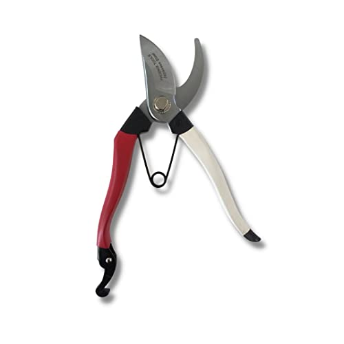 Japanese Steel Hand Pruner, 3/4" Cut, Red/White