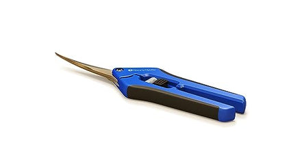Happy Hydro Trimming Scissors - Curved Tip - Titanium Coated Blades with Spring-Loaded Comfort Grip Handles - 2 Pack - size: 2 Pack