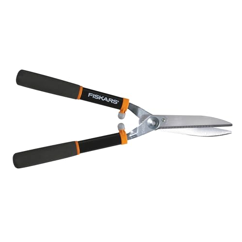 Fiskars 20" Power-Lever Garden Hedge Shears, Shrub Trimmer, 8” Blades - style: 20" Power-Lever