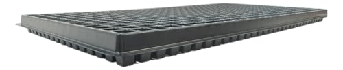 512 Cell Seedling Plastic Nursery Trays, 10 Pack, Thick Durable Germination Plug Trays, 5120 Cells Reusable Plant Propagation - size: 512 Cell, style: 1.0mm Wall Thickness