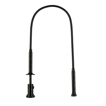 24.4 in Claw Grabber Tool,Bendable Hose Reacher Pickup with LED Light,4 Claw Picking Tool for Garbage Litter Pick Home Sink Drain and Metal Small Items. (Black) - color: Black
