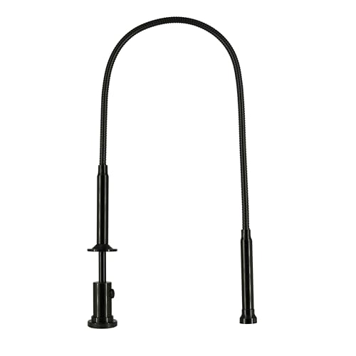 24.4 in Claw Grabber Tool,Bendable Hose Reacher Pickup with LED Light,4 Claw Picking Tool for Garbage Litter Pick Home Sink Drain and Metal Small Items. (Black) - color: Black