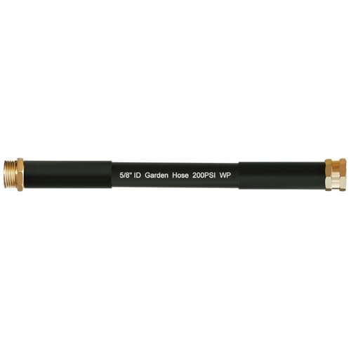 Short Garden Hose 1 ft, Flexible and Durable, Leak-Free Connections - size: 1ft Male to Female