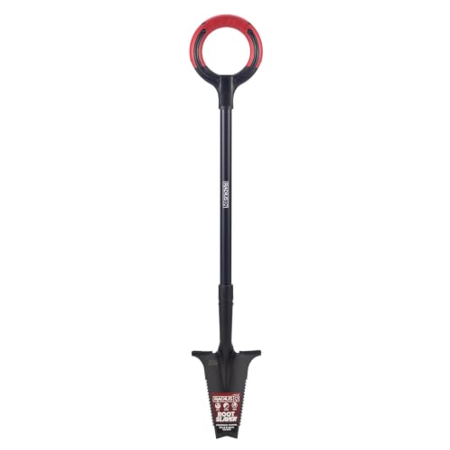 Root Slayer RS233 Perennial Garden Shovel, Fiberglass Shaft, Black - color: Black, size: Medium