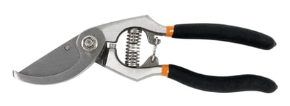 Fiskars Forged Steel Bypass Pruning Shears, Garden Tools, 3/4" Cut Capacity - style: Forged Traditional