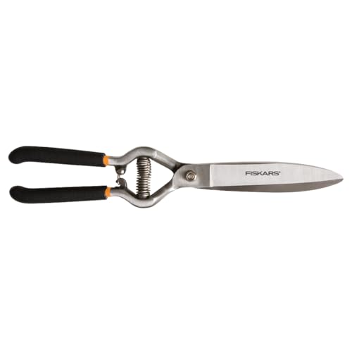 Fiskars 5" Forged Grass Shears, Handheld Grass Clippers for Lawn & Garden - style: Forged