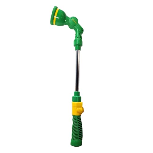Miracle-Gro 20 in. Watering Wand – 6-Pattern Garden Hose Wand with Adjustable Spray Settings, Comfort Grip, and Extended Reach for Watering Hanging Baskets, Plants, and Garden Beds - style: 6-Pattern Watering Wand - 20"