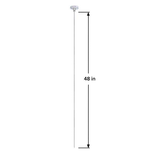 REOTEMP Heavy Duty Compost Thermometer - Fahrenheit and Celsius (48 Inch Stem), Made in The USA - size: 48 Inch Stem