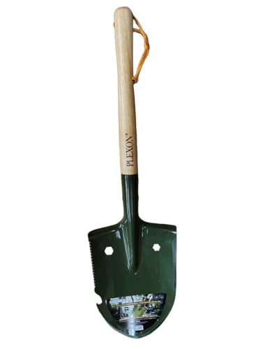 Plexon 25" Multifunctional Camping Shovel with Saw, Bottle Opener, Side Blade & Hexagonal Wrench - style: Multifunctional