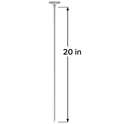 Reotemp 20 Inch Celsius Backyard Compost Thermometer with Digital Composting Guide