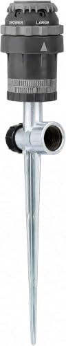 2-Pack Orbit 58573N H2O-Six Gear-Drive Sprinkler on Metal T-Spike
